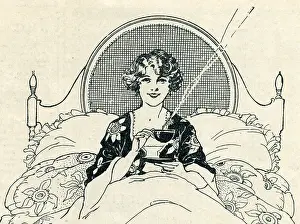 Ovaltine: Illustrated advert for Ovaltine