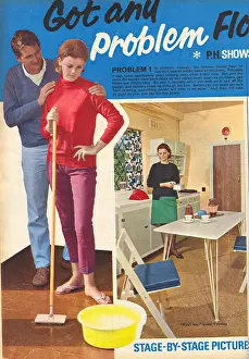 Matting: Illustrated advert for Vynolay in Practical Householder, 196