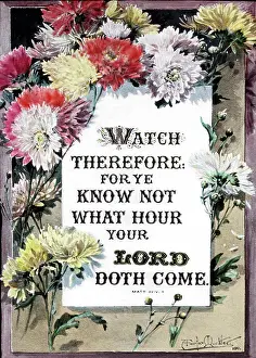 Devotional: Illustrated Bible Text Victorian period