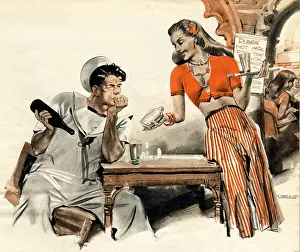 Ratcliff: Illustration from 247, by E. Ratcliff, Sailor
