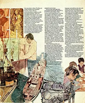 Statesmen: Illustration, article on President Park of South Korea