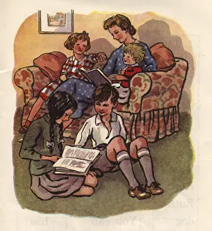 Illustration from The Beacon Readers - Kitty and Rover