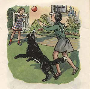 Radcliffe: Illustration from The Beacon Readers - Kitty and Rover