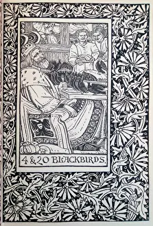 Blackbirds: Illustration, Four and Twenty Blackbirds