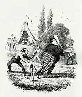 1838: Illustration, Bowled out