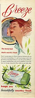 Cleanse: Illustration for Breeze soap, 1955