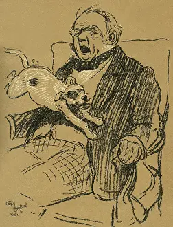 Annoyed: Illustration by Cecil Aldin, A Dog Day