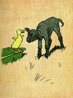 Illustration by Cecil Aldin, Farm Babies