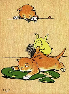 Shocked: Illustration by Cecil Aldin, Farm Babies