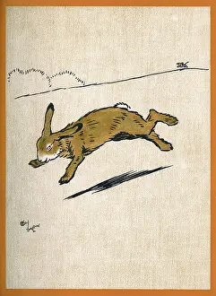 Hares: Illustration by Cecil Aldin, Field Babies