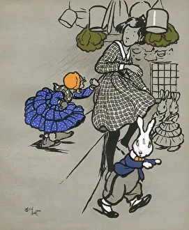 Puzzled: Illustration by Cecil Aldin, The Great Adventure