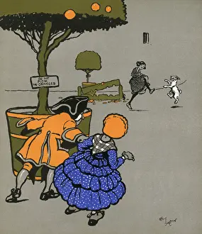 Beadle: Illustration by Cecil Aldin, The Great Adventure