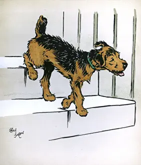 Determined: Illustration by Cecil Aldin, Jack and Jill