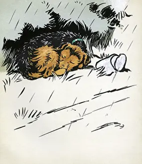 Uncomfortable: Illustration by Cecil Aldin, Jack and Jill