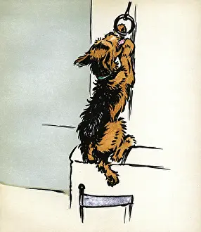 Scraper: Illustration by Cecil Aldin, Jack and Jill
