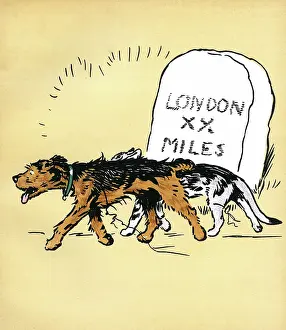 Continuing: Illustration by Cecil Aldin, Jack and Jill