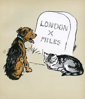 Milestone: Illustration by Cecil Aldin, Jack and Jill