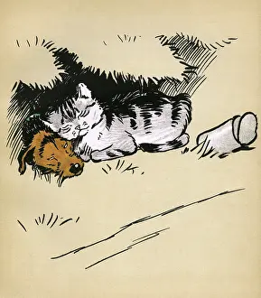 Babes: Illustration by Cecil Aldin, Jack and Jill