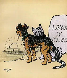 Milestone: Illustration by Cecil Aldin, Jack and Jill