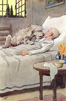 Recovering: Illustration by Cecil Aldin, Moufflou, by Ouida