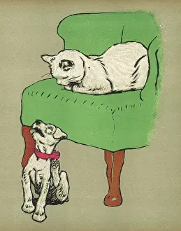 Relaxes: Illustration by Cecil Aldin - Pickles