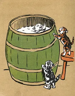 Puss: Illustration by Cecil Aldin, Puss Puss