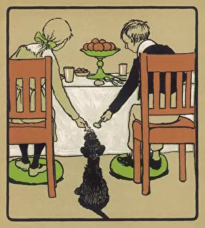Spoilt: Illustration by Cecil Aldin - Rough and Tumble