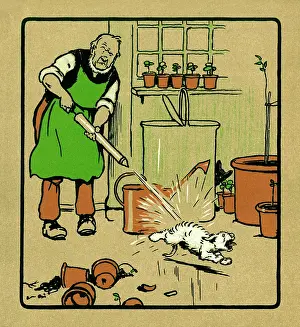 Annoyed: Illustration by Cecil Aldin, Rough and Tumble