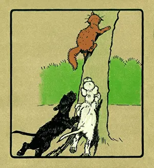 Tumble: Illustration by Cecil Aldin, Rough and Tumble