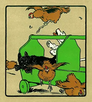 Scattering: Illustration by Cecil Aldin, Rough and Tumble