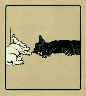 Tumble: Illustration by Cecil Aldin, Rough and Tumble