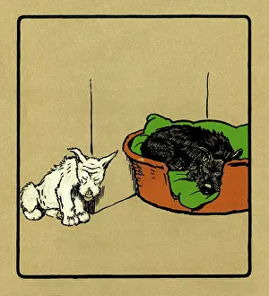 Rivals: Illustration by Cecil Aldin, Rough and Tumble