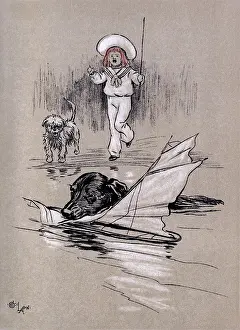Destroying: Illustration by Cecil Aldin, The Snob