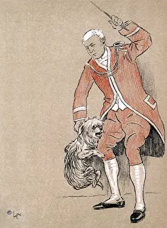 Footman: Illustration by Cecil Aldin, The Snob