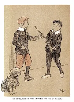 Bartering: Illustration by Cecil Aldin, The Snob