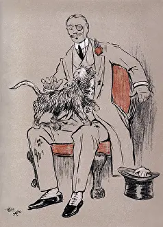 Spats: Illustration by Cecil Aldin, The Snob
