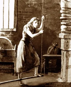 Cobden: Illustration of chain making in the 1850s