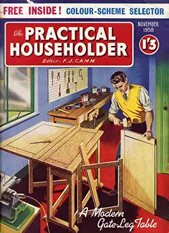 Householder: Illustration for front cover of The Practical Householder ma