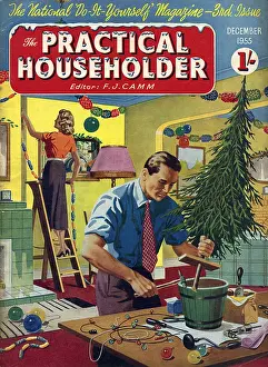 Householder: Illustration for front cover of The Practical Householder ma