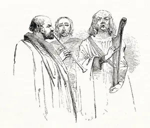 Serenading: Illustration, Cymbeline, by William Shakespeare