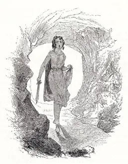 Imogen: Illustration, Cymbeline, by William Shakespeare