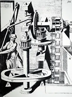 Current: Illustration dated 1764, showing Waterworks at