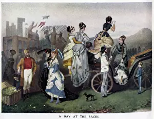Lithographs: Illustration, A Day at the Races