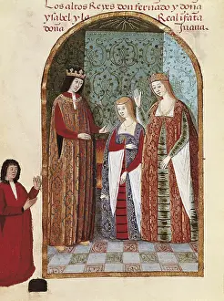 Castille: Illustration of the Devotionary of Joanna the