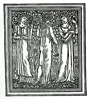 Earthly: Illustration, The Earthly Paradise, William Morris