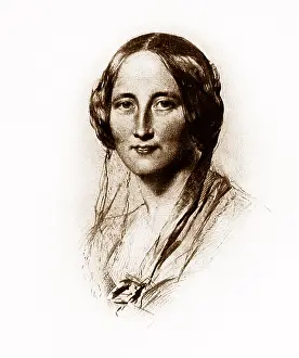 Gaskell: Illustration of Elizabeth Gaskell in 1851