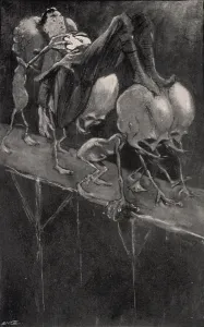 Bedford: Illustration from The First Men in the Moon