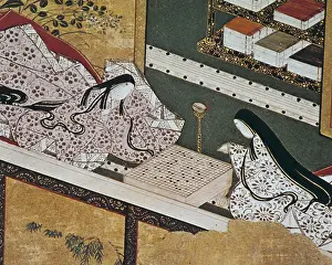 Escritor: Illustration of the Genji Monogatari Emaki (The