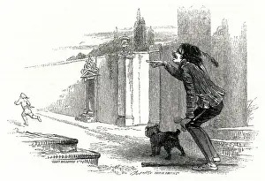 Launce: Illustration, Two Gentlemen of Verona, William Shakespeare