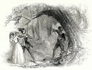 Silvia: Illustration, Two Gentlemen of Verona, William Shakespeare